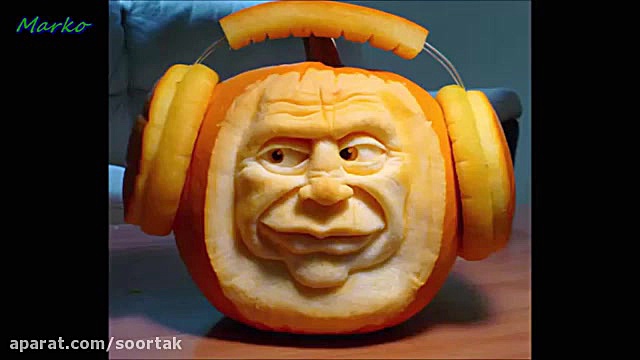 نمونه کدو هالووین  کدو تنبل