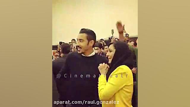 سلفی ساره بیات و قوچان نژاد در...