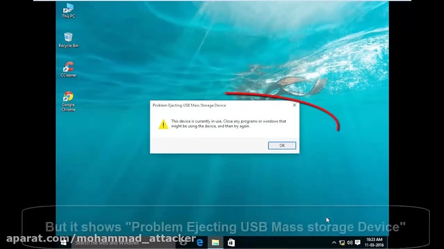 How to Fix Problem Ejecting USB Mass Storage Device on Windows