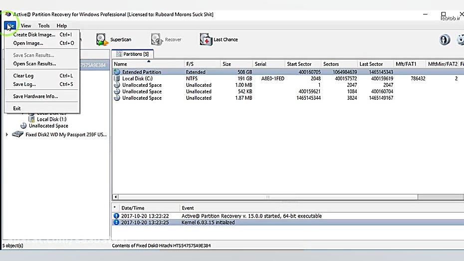 فیلم آموزشی ریکاوری کردن درایو...