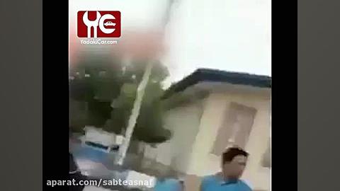 دعوای زن بد حجاب با بسیجی به خ...