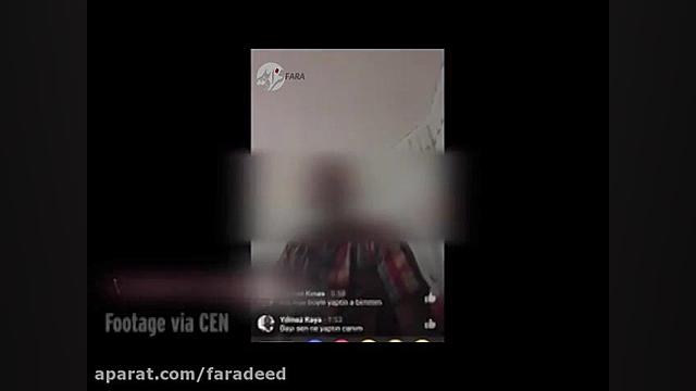 لحظه وحشتناک خودکشی مردی در لا...