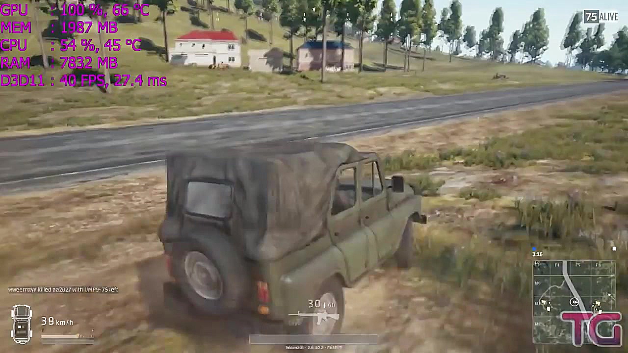 فریم ریت بازی ها GTX 1050 Ti...