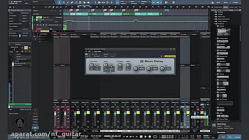 آموزش میکس  ساخت Stereo Delay