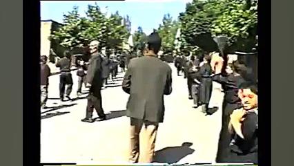 فیلم قدیمی دسته عزاداری زنجیرز...