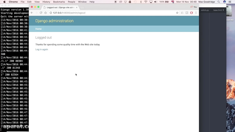 Explaining the Built in Django Admin | Part 10