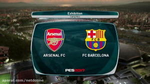 11 Minutes of PES 2017 Gameplay Barcelona vs. Arsenal - Gamescom