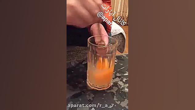 ترفند ضرر نوشابه زرد