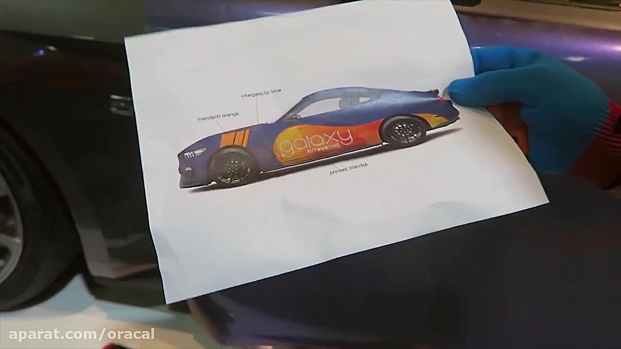 کاور بدنه اوراکال 970 آبی کهکش...