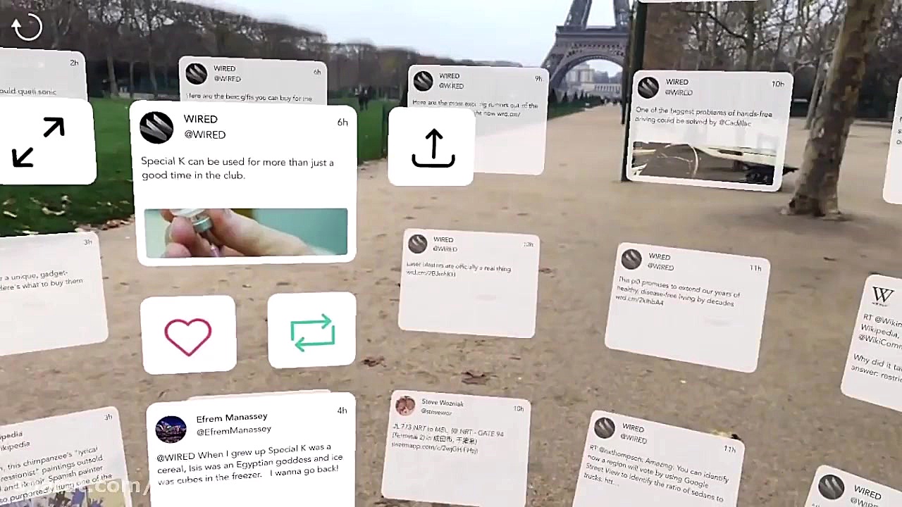 TweetReality؛ توییتر در قالب ف...