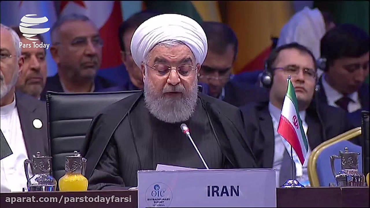 روحانی در نشست سران سازمان همک...
