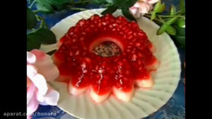 ژله کرم انار  آموزش دسر شب یلد...