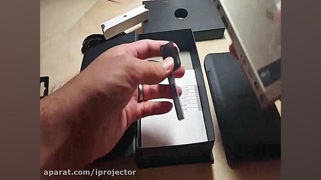 جعبه گشایی ویدئو پروژکتور جیبی...