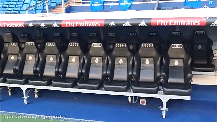 حال و هوای ورزشگاه سانتیاگو بر...