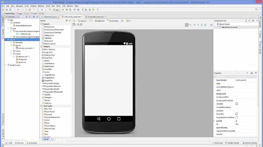 Android Tutorial for Beginners 13 # How to Start New Activity On Button ...