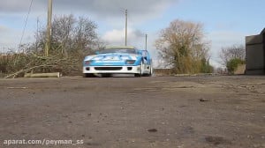 دریفت و دونات با فراری f40 GT