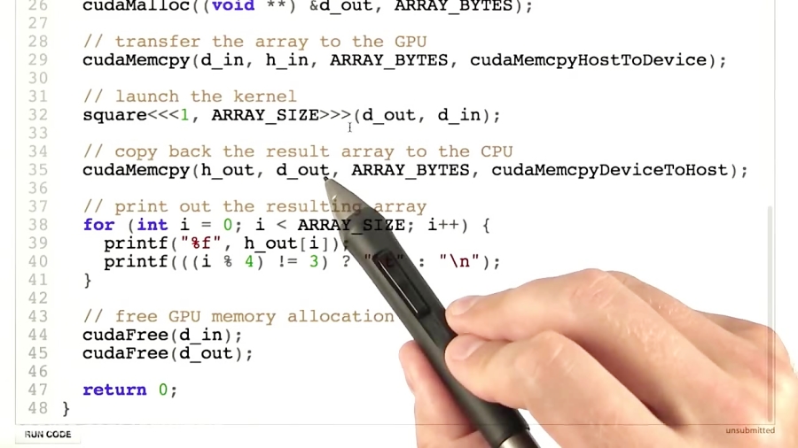 Squaring Numbers Using CUDA Part 3 - Intro to Parallel Programming