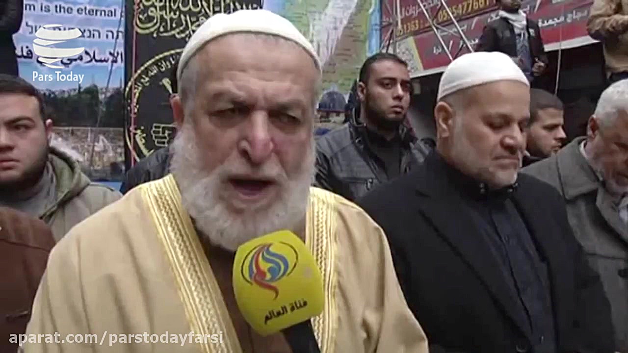 ادامه تظاهرات مردم فلسطین در ح...