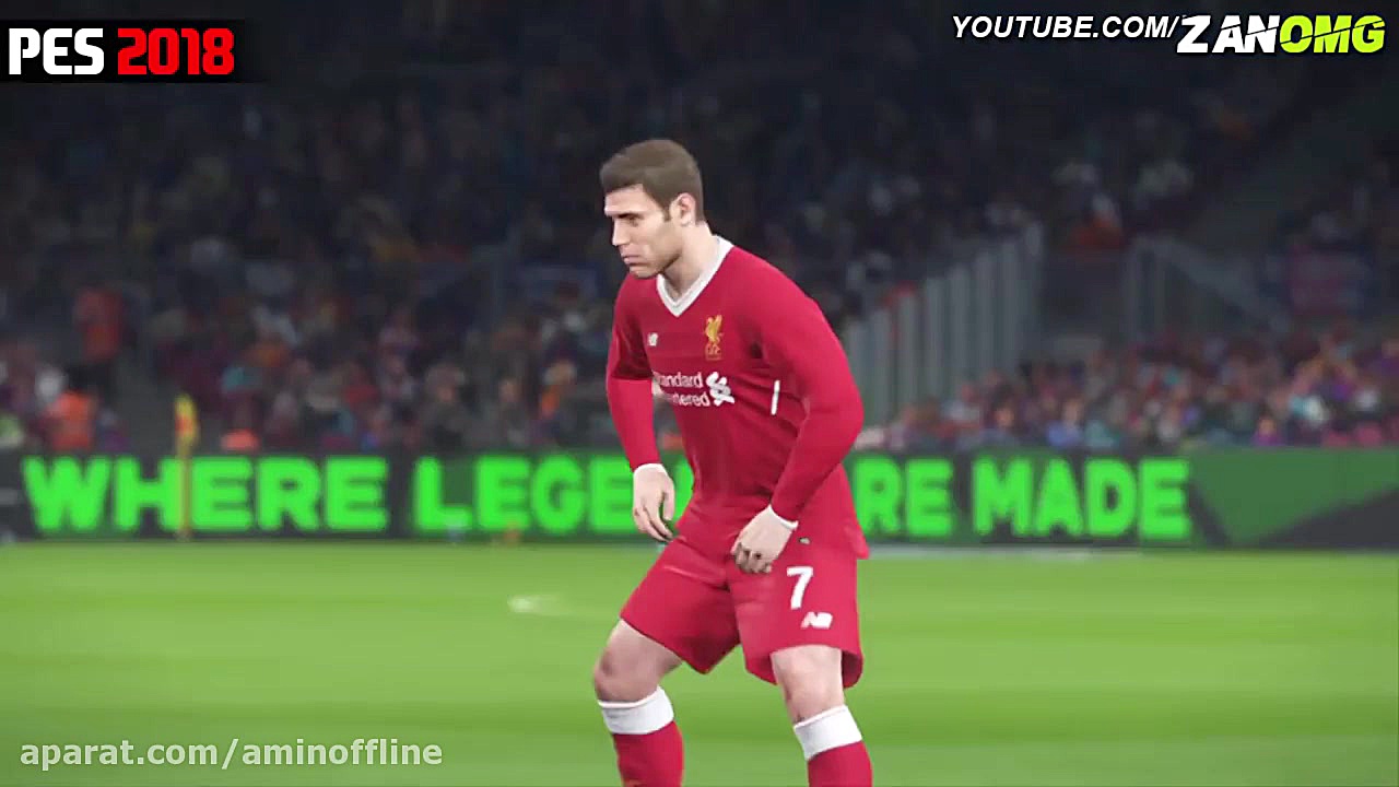 FIFA 18 vs PES 2018 Gameplay C...