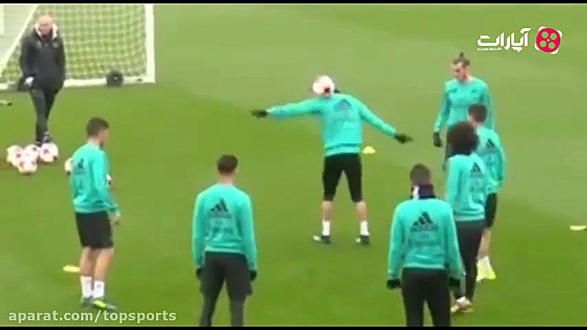 حرکات تکنیکی بازیکنان رئال ماد...