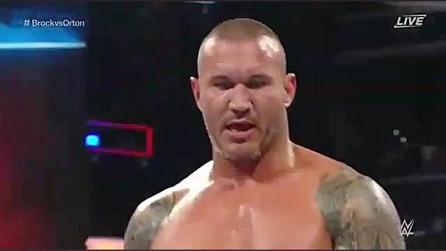 BROCK LESNAR Vs RANDY ORTON