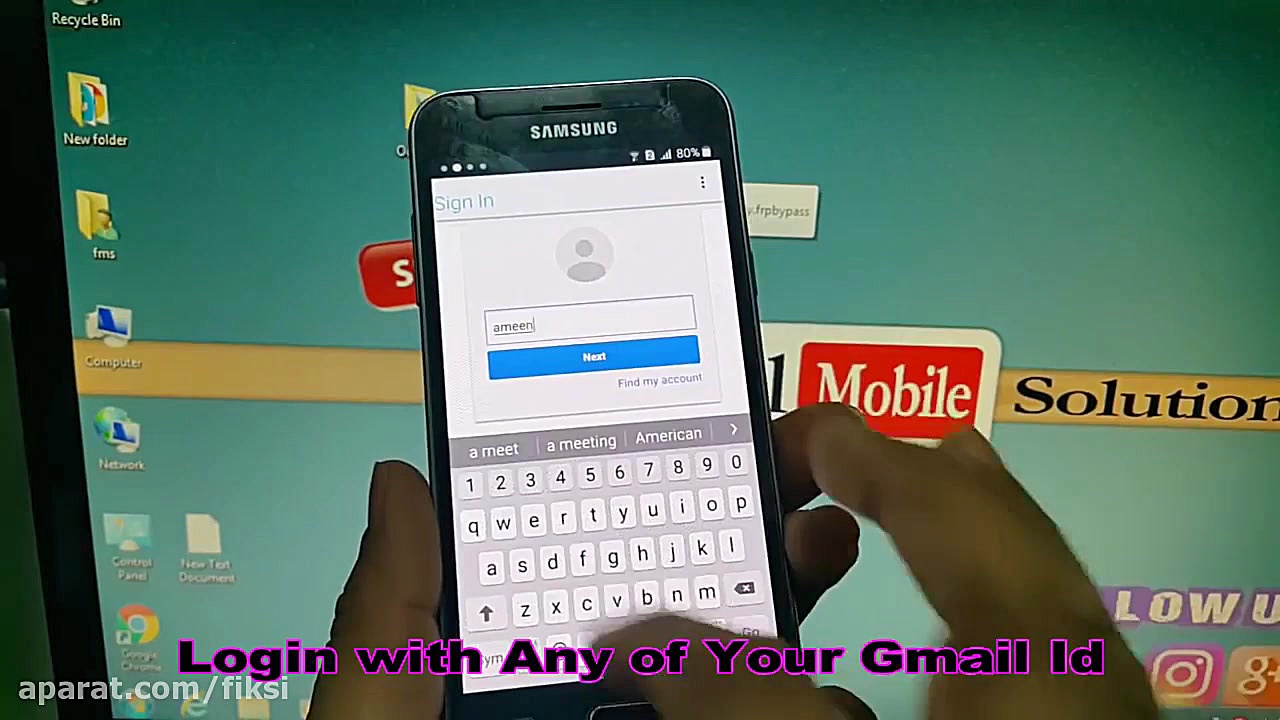 باز کردن قفل اف آر پی Samsung...