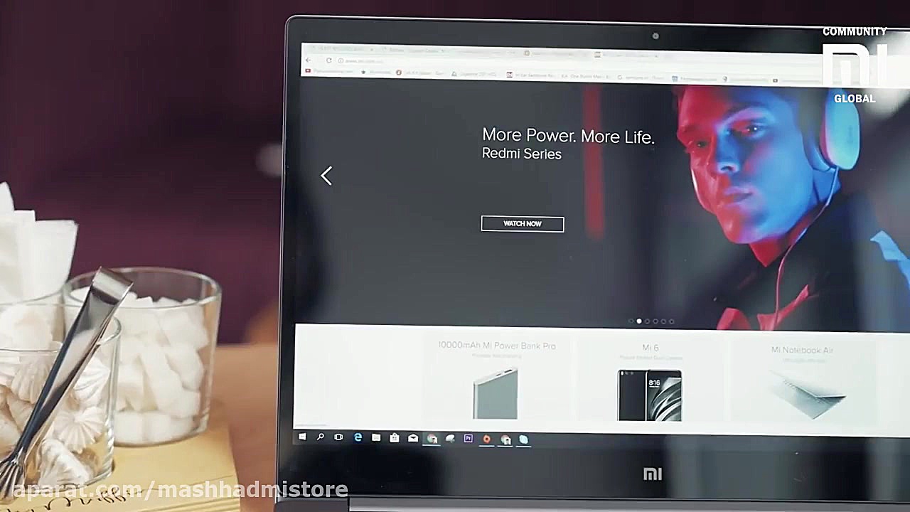 بررسی ویدیویی لپتاپ شیائومی می...