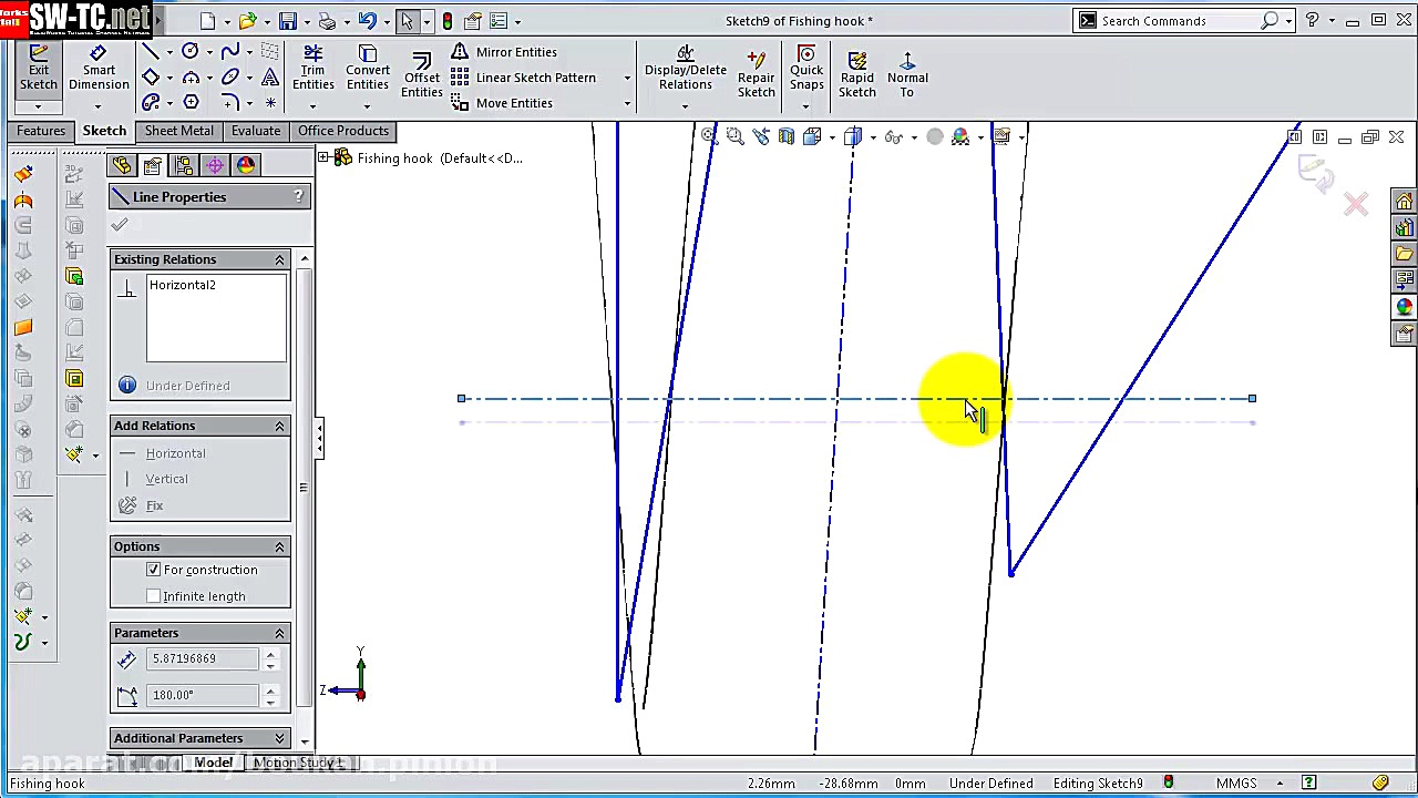 SolidWorks Tutorial 223: Fishi...