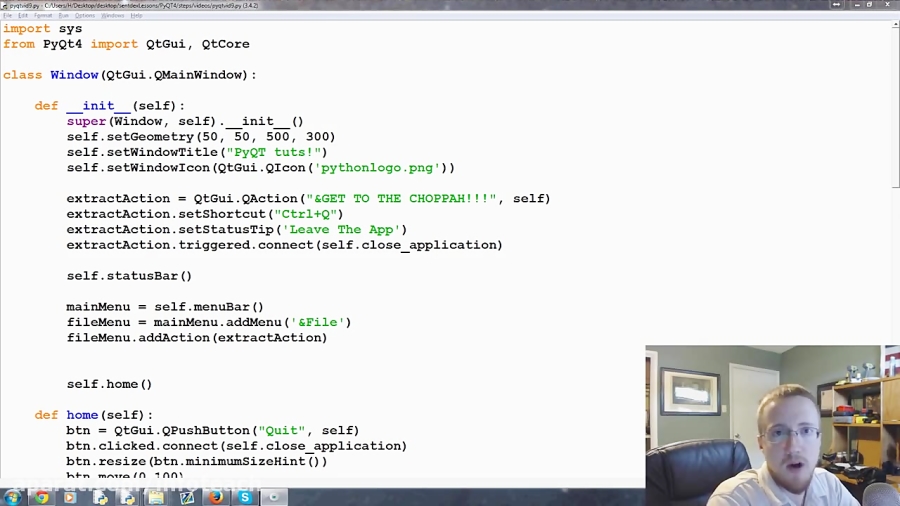Progress bar - PyQt with Python GUI Programming tutorial 9