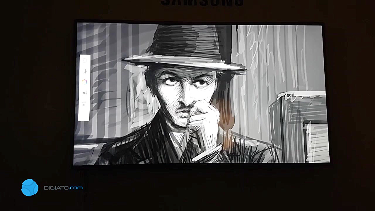 نمایشگاه نقاشی با قلم گلکسی نو...