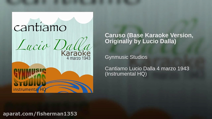 Caruso Base Karaoke Version Originally by Lucio Dalla