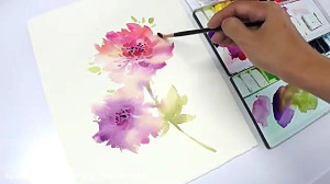 نقاشی آبرنگ آموزش نقاشی آبرنگ