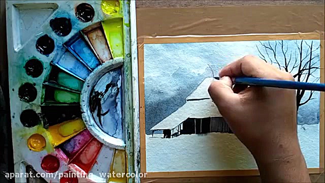 نقاشی آبرنگ آموزش نقاشی آبرنگ