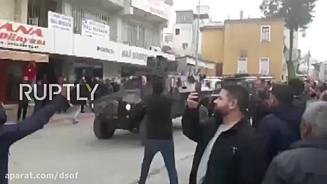 حمله راکتی کردها به شهر ریحانل...