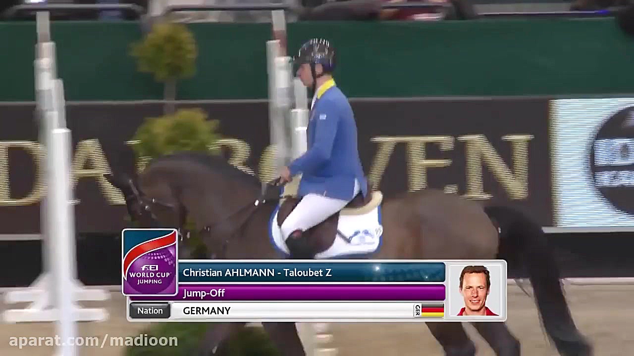 مسابقه پرش ازمانع کریستین آلما...