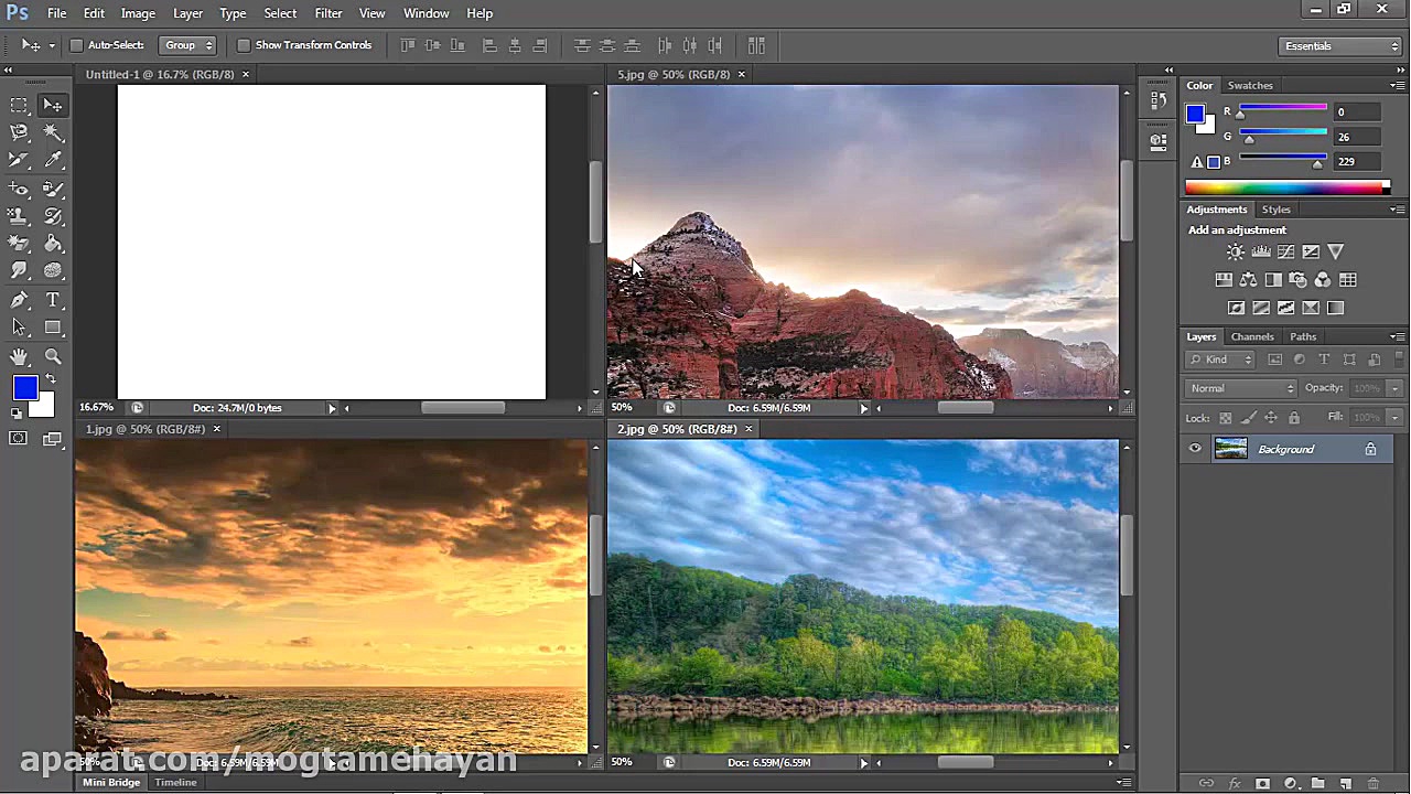 آموزش آشنایی با پالت لایه ها د...