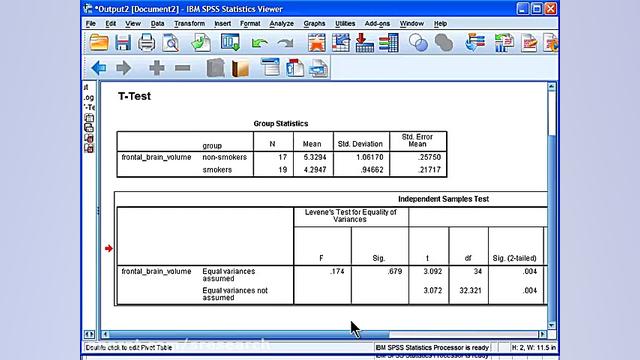 Independent t test  SPSS (Exam...