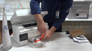 جعبه گشایی پرینتر HP LaserJet...