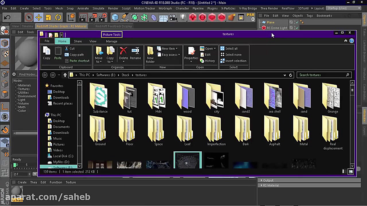 SpiderWeb tutorial with redshi...