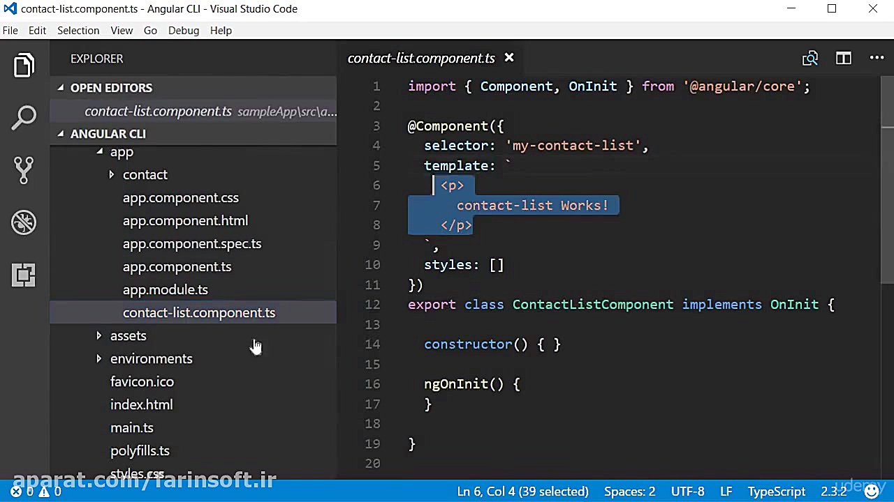 آموزش کامل Angular CLI