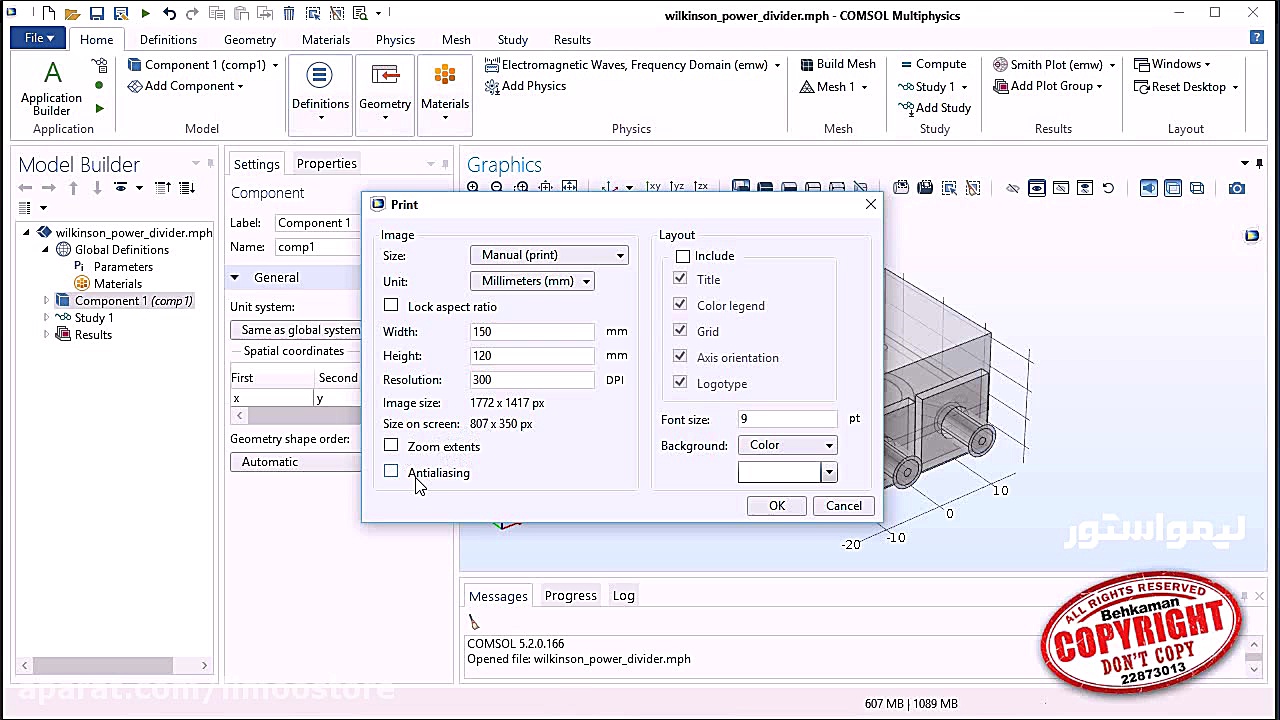 آموزش کامسول Comsol مالتی فیزی...