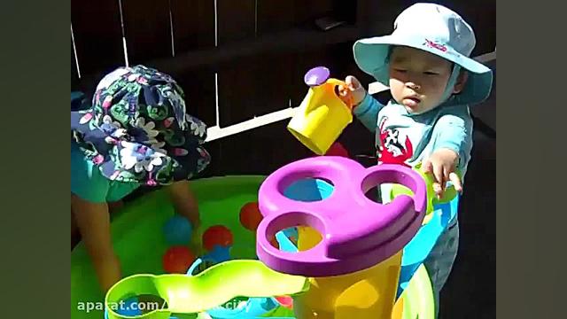 میز آب بازی با برج توپ Step2