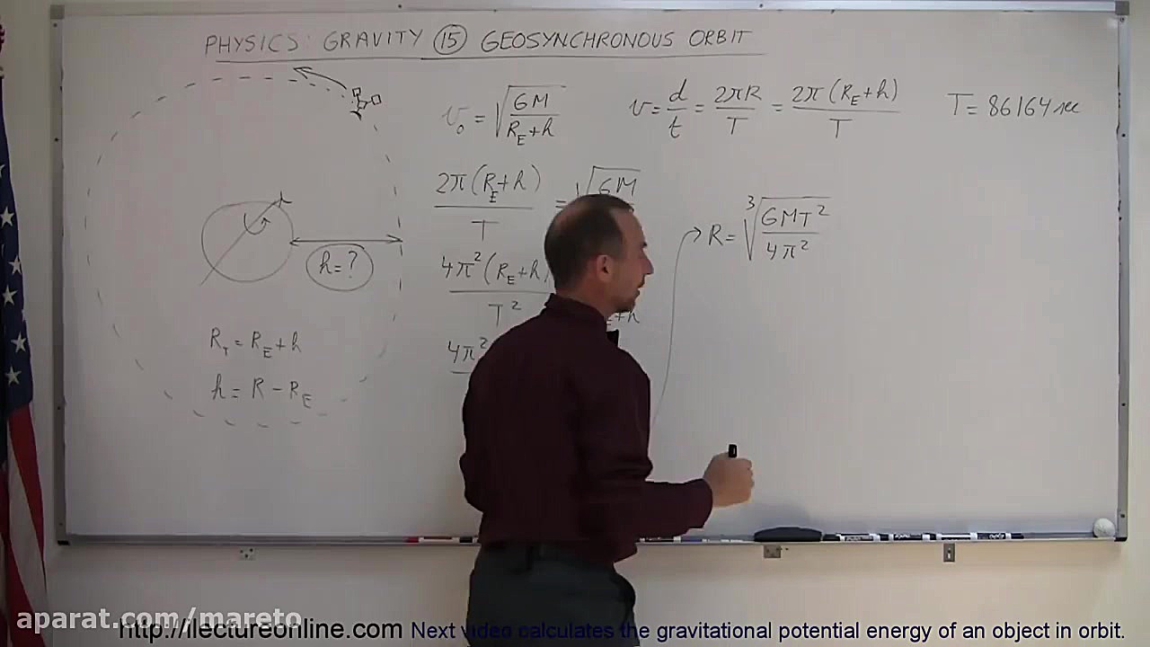 2133 فیزیک: جاذبه مدار ماهواره...