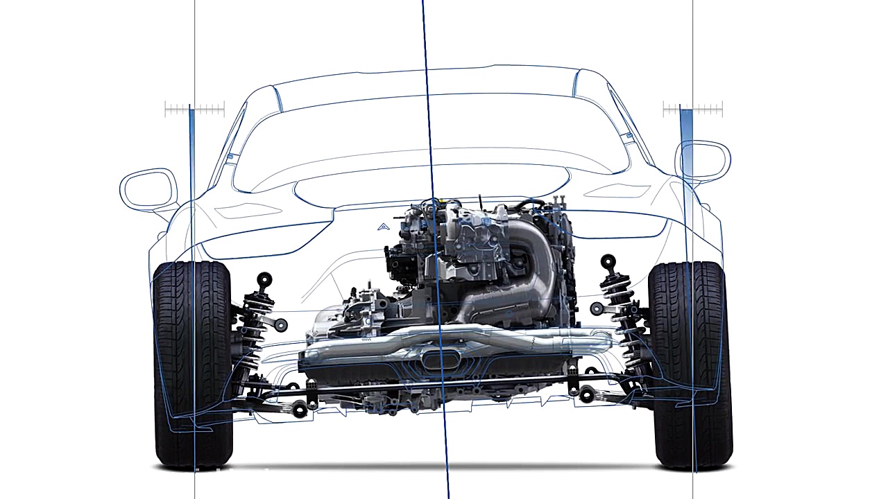 سیستم تعلیق عقب آلپاین A110