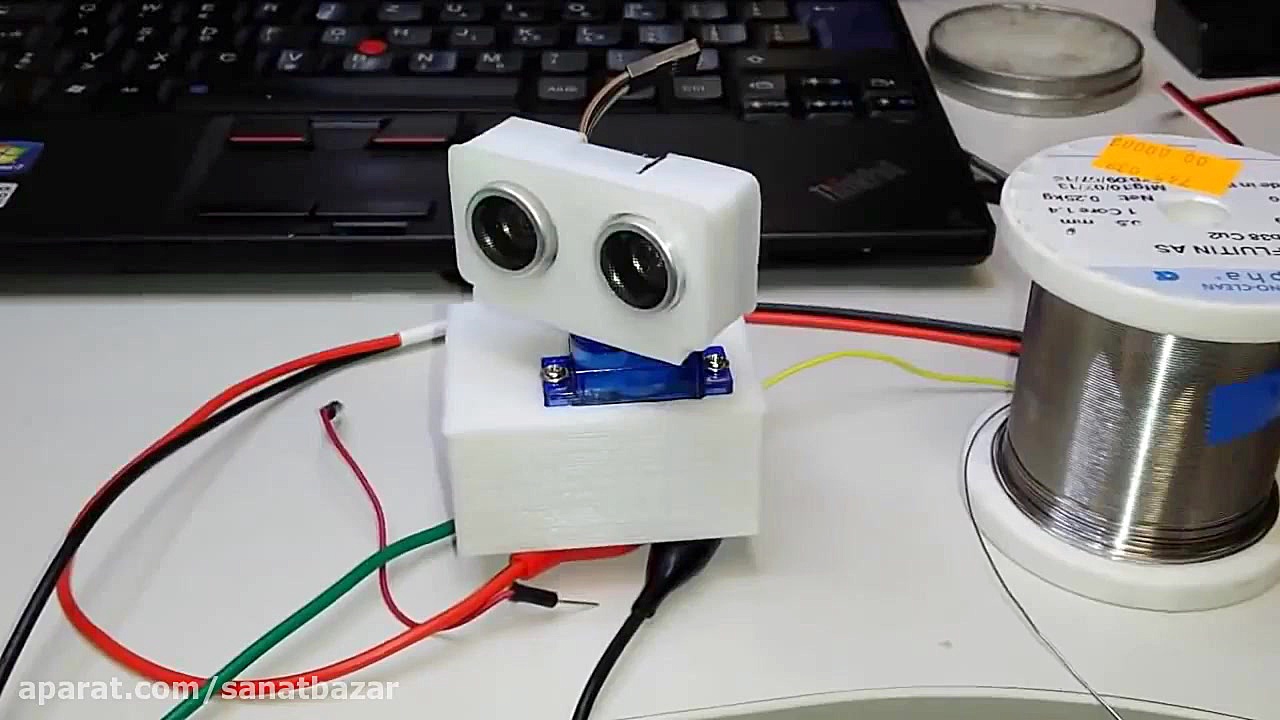 ربات سه چرخ پرینت 3 بعدی شده |...