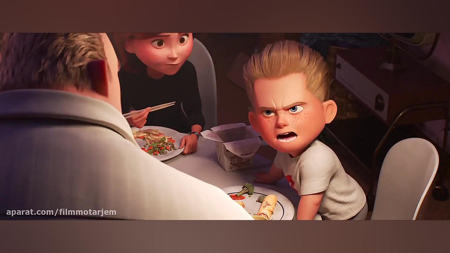 تیزر انیمیشن The Incredibles 2 2018 زمان90ثانیه