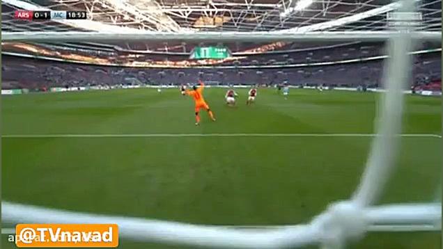 گل اول منچسترسیتی به آرسنال تو...