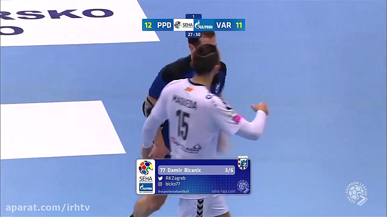 دیدار تیم های زاگرب و واردار د...