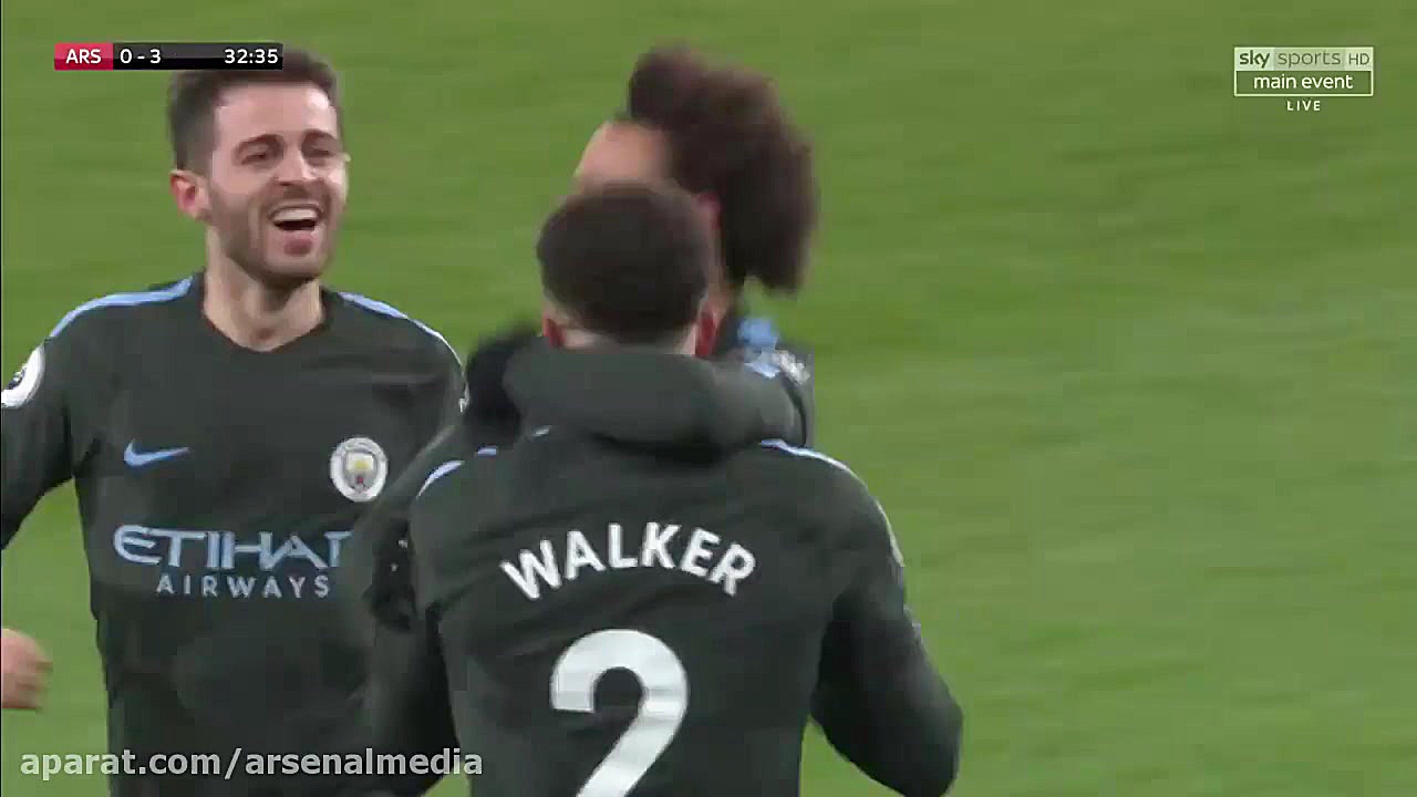 خلاصه بازی آرسنال 0  3 منچسترس...