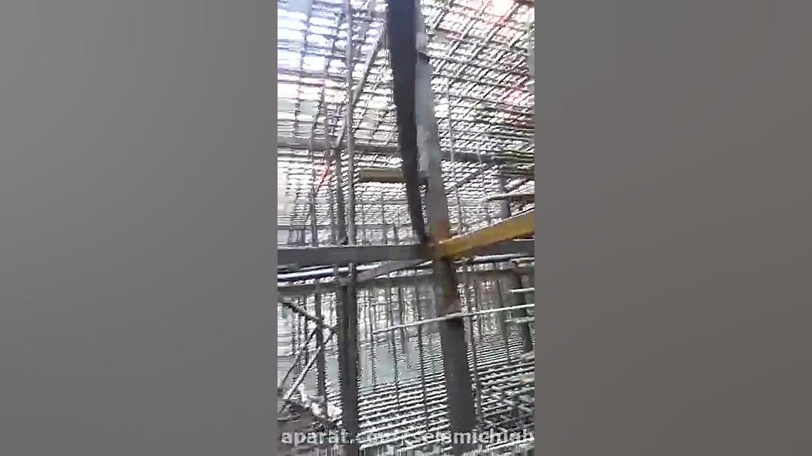 داخل فونداسیون برج ایرانمال در...